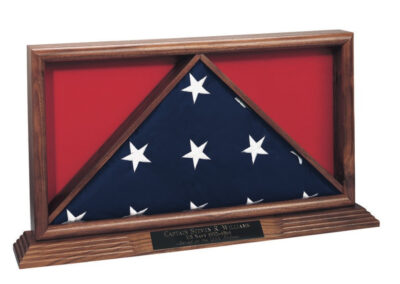 RECTANGULAR FLAG DISPLAY CASE FOR MEMORIAL