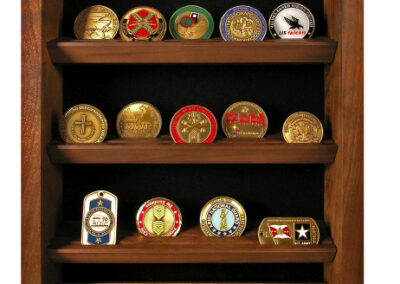 SHADOWBOX W/COIN HOLDERS KF-SB700B